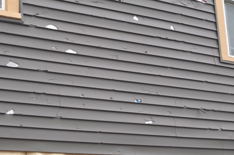 White Vinyl Siding Repair