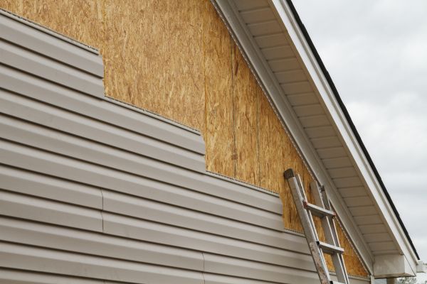 Grey Vinyl Siding Installation in Fairfield