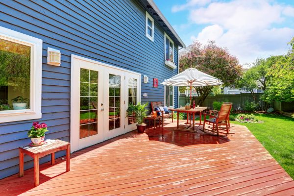 Blue Siding Installation in Fairfield